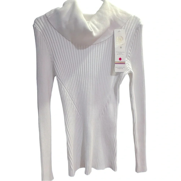 NWOT Women’s Stretchable Cowl Neck Turtle Neck Sweater - Picture 4 of 4